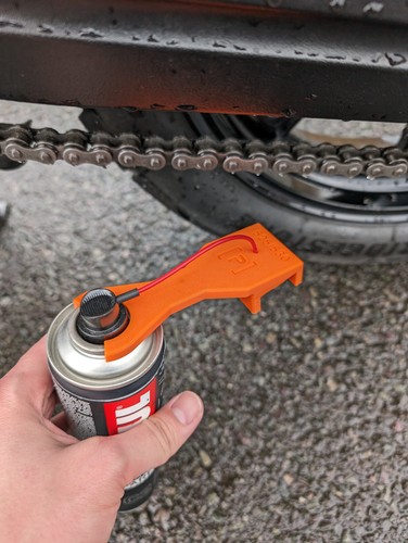 Motorcycle chain lube - motorcycle, oiler