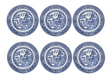 Churchill blue willow china - willow,