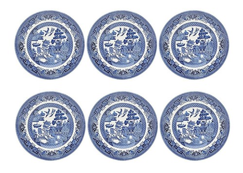 Churchill blue willow china - blue,