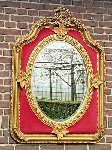Wall mirror louis xvi gold - wall,