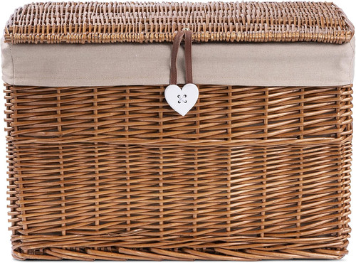 Willow basket and trunk chest - trunk,