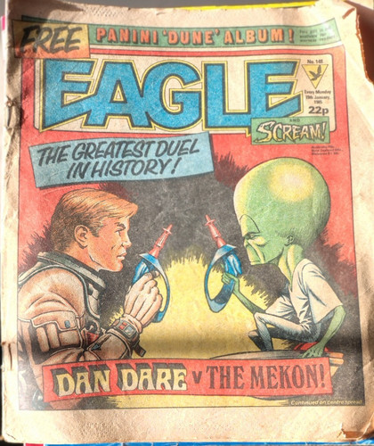 Eagle scream comic - eagle, no