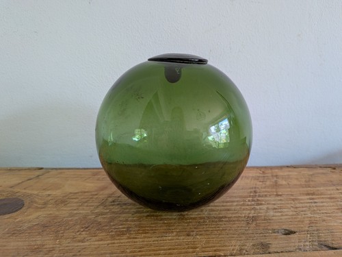 Antique glass fishing float - antique,