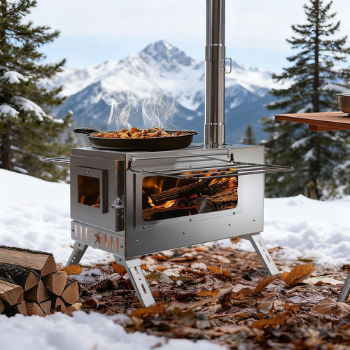 Outdoor tent stove wood - outdoor,