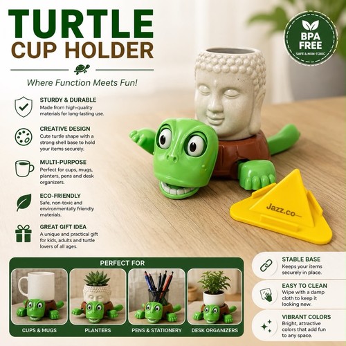 Funny turtle coaster toy - coaster,