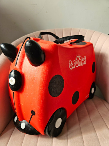 Trunki red black polka - trunki, dot