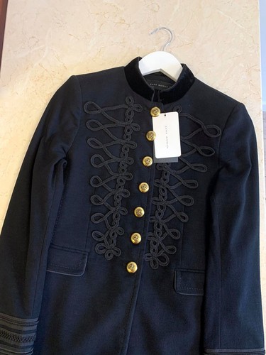 A370 zara blazer black - zara,