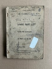GENUINE MZ SPARE PARTS BOOK CATALOGUE MICROFICHE TS250 TS 250/1 TS 250 1982