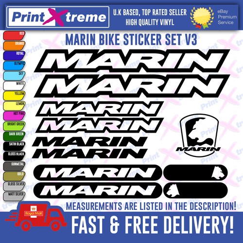 Marin bikes stickers - bikes, stickers,