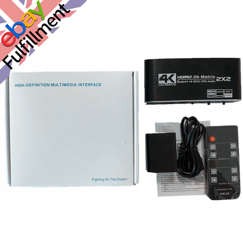 Hdmi matrix switcher 2x2 - switcher,