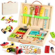 Wooden Toys Kids Tool Set