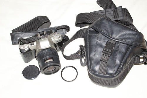 Pentax slr camera with - camera,