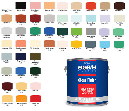 Gloss finish colour white - colour,