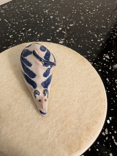 Vintage pottery mouse - vintage,