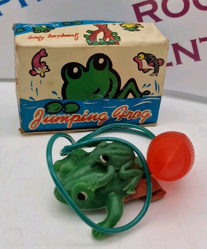 Vintage jumping frog toy from - toy,