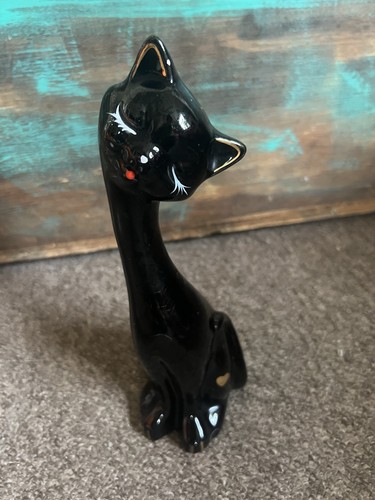 Vintage glossy black ceramic - vintage,