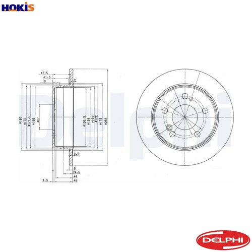 Brake disc bg2291 for - bg2291,