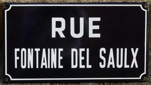 Old vintage french enamel - vintage,