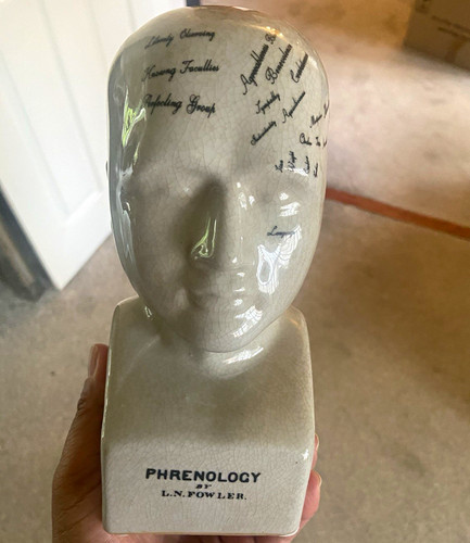 Fowler ceramic phrenology - fowler,