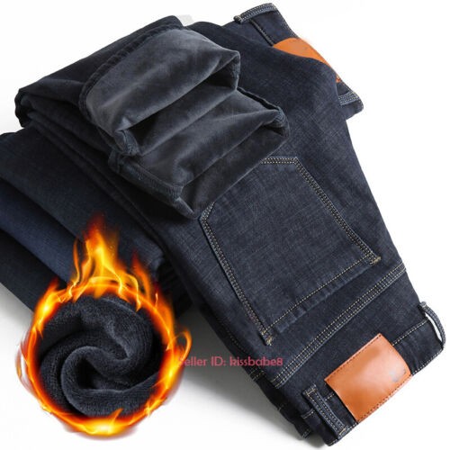 Mens winter thermal jeans - mens,