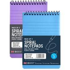 Spiral Notepads - 3 Pack Lined