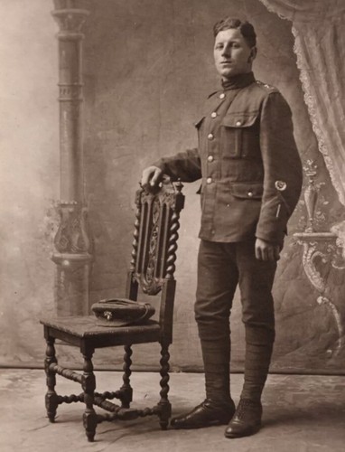 Ww1 photo postcard handsome - postcard,