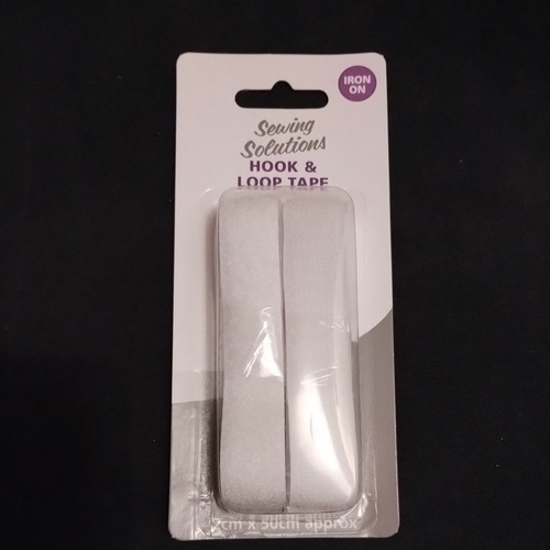 White hook loop iron - hook,
