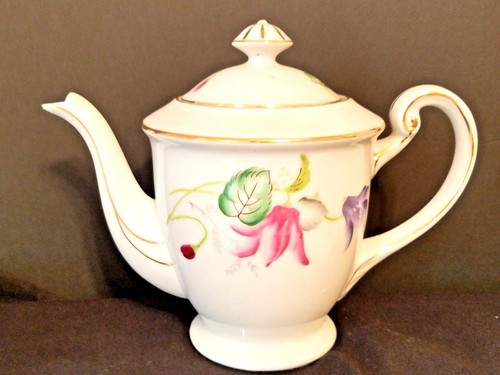 Vintage hand painted floral - hand,