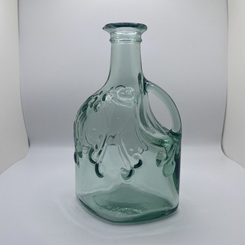 Vintage green embossed glass - vintage,