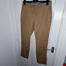 Bruhl Chinos W36 L31 Light Brown Trousers Straight Khakis