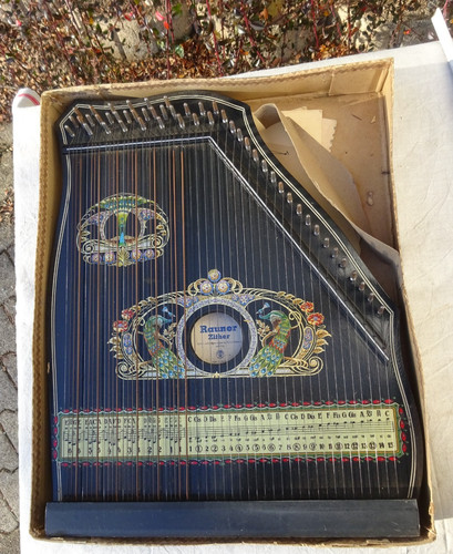 Old rauner zither art nouveau - rauner,