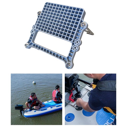 Inflatable boat motor mount - inflatable,