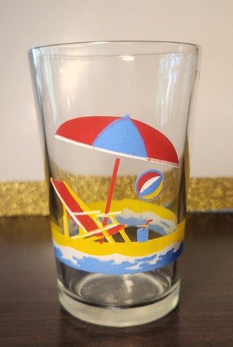 Vtg libbey glass - glass, beach