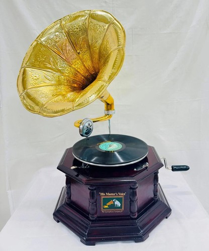 Vintage hmv gramophone - vintage,