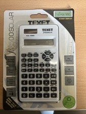 TEXET FX1500 Solar Scientific Calculator Dual Power Solar 10 Digit Display New