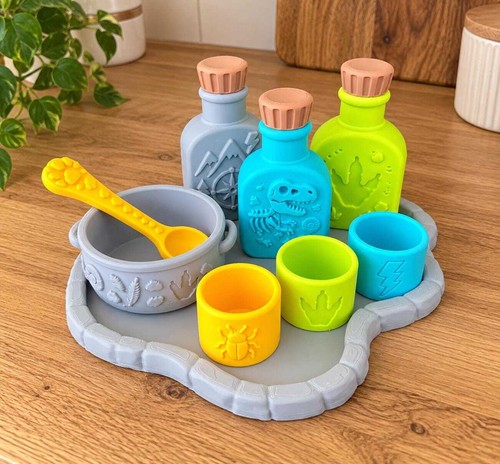 Kids magic potion making - kids, set