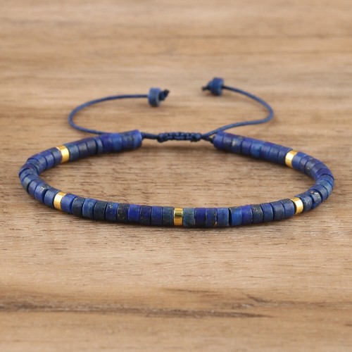 Hand made dainty lapis - made, lazuli