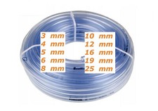 CLEAR PVC TUBING HOSE PIPE TUBE FLEXIBLE FISH POND HYDROPONICS PLASTIC WATER UK