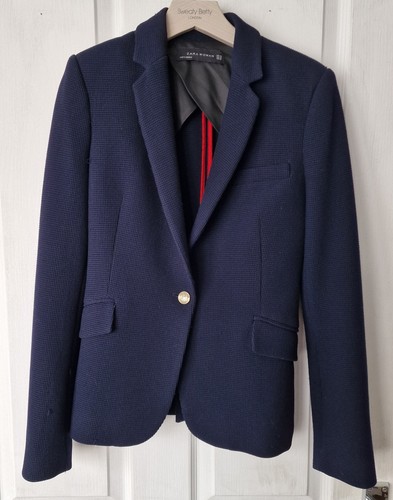 Zara women navy blazer - women's,