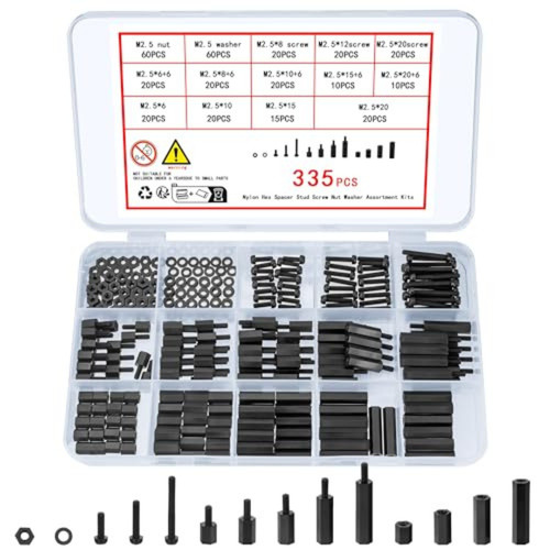335pcs nylon spacer - m2.5,