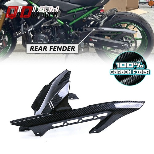 Carbon fiber rear hugger mud - carbon,