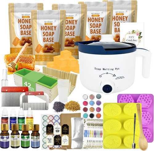 Complete honey soap - honey, making