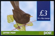 IRELAND 1998 BIRDS BLACKBIRD & GOLDCREST BOOKLET COMPLETE U/M MINT. HIB HB67
