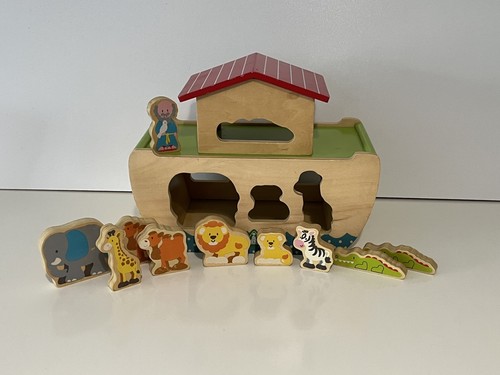 Elc wooden noah ark - wooden,