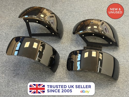 Black mudguard front rear full - mudguard,