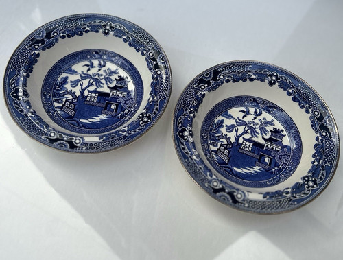 Burleigh ware set blue - burleigh, of