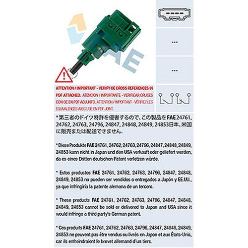 24762 fae brake light - 24762,