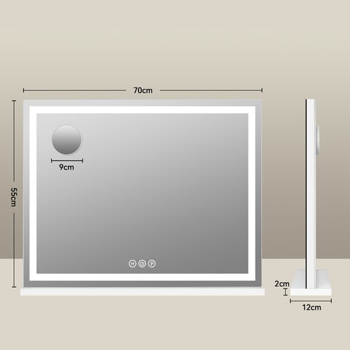 Hollywood large makeup mirror - makeup,