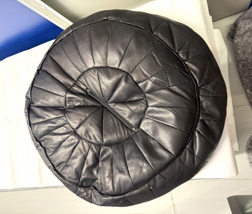Moroccan leather floor - leather,
