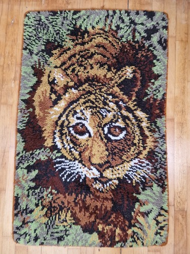 Mid century hand made tiger - mid,